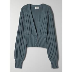 Wilfred 'Plunge' Blue Front Cardigan Size 2XS